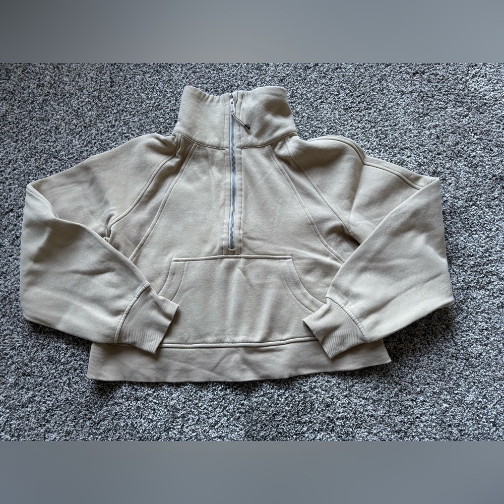 Lululemon Scuba Oversized Half Zip Funnel Neck Sz XS/S